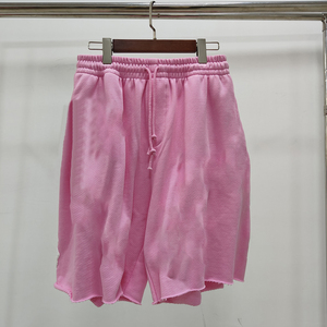 Pantalones Cortos Casuales de Marca Streetwear de Alta Calidad, 100% Algodón, Estilo Hip Hop, Denim, con Estampado Puff, para Hombre - Product Image 3