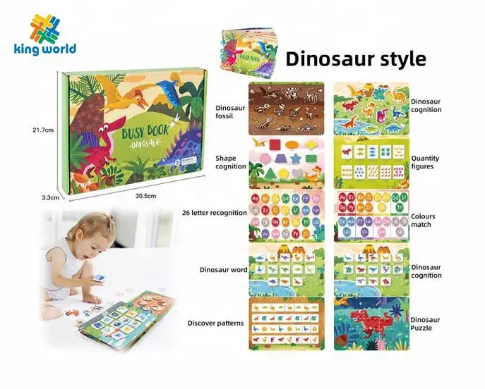 2024 più recente libro educativo Montessori giocattoli per attività per bambini