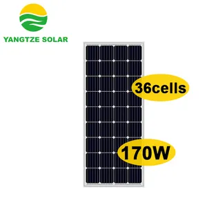 Монопанели солнечных батарей класса А Yangtze, 150 Вт, 160 Вт, 170 Вт, 180 Вт