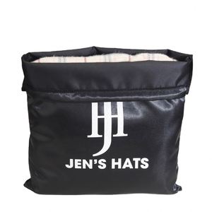 Sac de rangement souple en satin noir avec cordon de serrage, personnalisé avec logo imprimé, pour sacs à main, casquettes de baseball et vêtements - Product Image 3