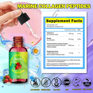 Suplemento dietético de colágeno en gotas de marca privada para adultos. Resiste la oxidación de la piel y mejora la elasticidad cutánea. - Product Image 5