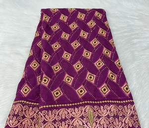 LS251 Nouveau tissu <span class=keywords><strong>suisse</strong></span> en coton et dentelle pour robe de mariée africaine Vêtements ethniques brodés en dentelle Tissu en coton - Product Image 4