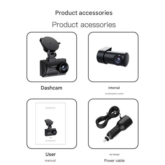 Real Dual 4K Dash Cam Front and Rear, Sony STARVIS 2 Sensor 8MP Ultra HD  5GHz WiFi 30MB/S  GPS & 24H Parking Monitor
