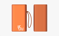 Nouvelle tendance : Batterie externe portable 10000 mAh avec câble, charge rapide PD 45W pour ordinateur portable et MacBook Pro