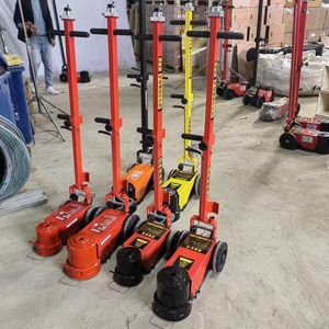 New 100ton không khí thủy lực <span class=keywords><strong>Jack</strong></span> Thép Chrome mạ nhiệm vụ nặng nề W/có thể gập lại xử lý thiết kế 2025 - Product Image 6