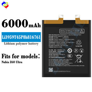 Li3959T45P8h816761แบตเตอรี่ของแท้สำหรับโทรศัพท์สำรองข้อมูล Z60 ZTE Nubia - Product Image 2
