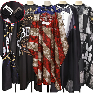 Capa de Corte de Pelo Profesional para Adultos, Impermeable, de Nailon, Cómoda, Delantal de Peluquería de Gran Tamaño para Salón - Product Image 1