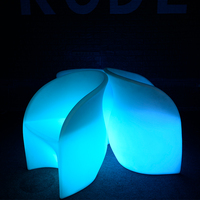 Meubles LED colorés pour mariages, chaises LED, canapé LED, meubles pour événements