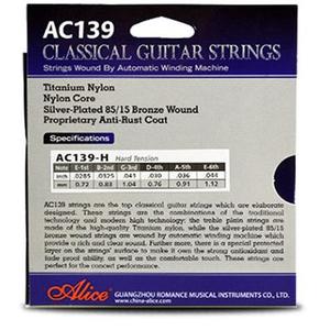 Ensemble de cordes de guitare classique plaquées argent de haute qualité <span class=keywords><strong>Alice</strong></span> AC139, série Solo, bon son et toucher - Product Image 1