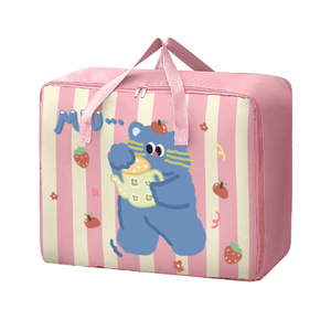 Kindergarten Quilt Storage Bag Large Capacity Cotton Bedding Tote For Kids Travel Use - Product Image 5