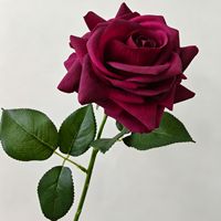 Rose Artificielle Premium Hydratante Effet Soie Cœur d'Océan pour Arrangement Floral de Table de Pâques et Décoration Intérieure