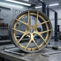Jantes en aluminium forgé personnalisées de 17 à 22 pouces, PCD 5x120/5x112/5x114.3 pour Audi, tuning aftermarket, finition noire ACE, design concave