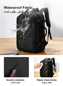 Bolsa de Viaje de 17 Pulgadas para Hombre y <span class=keywords><strong>Mujer</strong></span>, Gran Capacidad, Expandible, Impermeable, Reforzada, Mochila para Portátil, Negocios, Senderismo - Product Image 6