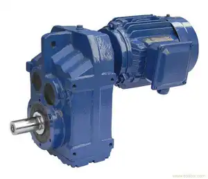 Motor de engranaje helicoidal de eje hueco de la Serie F, reductor de velocidad para transmisión de tornillo