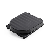 Toilette pliable portable de haute qualité, toilette de voyage en plastique pour le camping