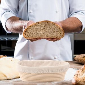 Cestas para Fermentar Pan de Levadura con Forro, para Levantar Masa y Hornear, Ovaladas - Product Image 2