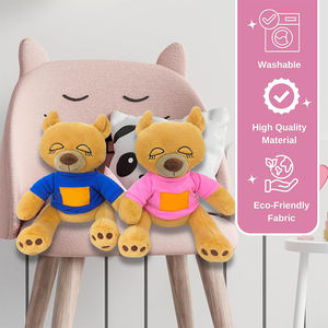 Coussin en peluche doux personnalisé U723 Ours en peluche mignon animaux en peluche ronflement jouet poupée pour enfants cadeaux décoration de la maison - Product Image 2