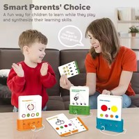 Cartes Flash en plastique clé logique éducation précoce Puzzle pensée formation papier Puzzle forme numéro correspondant jouet pour enfants