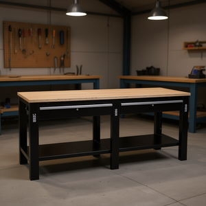 Banc de travail TLC 506 avec tiroirs et étagère pour usage en atelier - Product Image 3