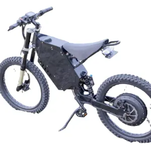 2023 Nieuwe Outdoor Cycling 7 Spring Mountain Electric Bikes/Downhill Mountain Jump 72v 8000W Fiets Voor Man