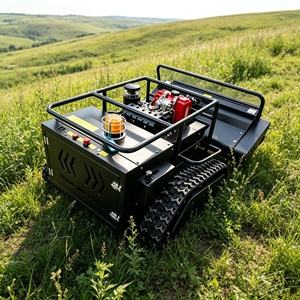 Nuevo y popular cortacésped de control remoto con giro cero y cuchillas de martillo, segadora de heno para corte de césped agrícola - Product Image 4