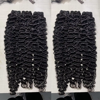 Cheveux vierges bouclés vietnamiens et birmans doublement étirés, lots de cheveux ondulés, fournisseurs de cheveux, cheveux humains indiens vierges alignés dans le sens des cuticules, tissage en vrac