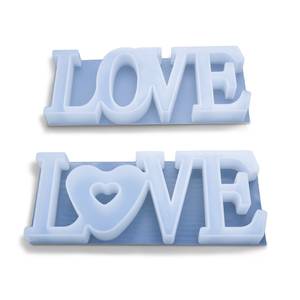 Diy Elated Crystal Drip Glue love Letter Planter <b>Silicone</b> <b>Mold</b> love <b>Silicone</b> <b>Mold</b> <b>Silicone</b> <b>Mold</b> for <b>Resin</b> Epoxy - Product Image 1