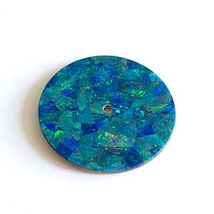Fabriek Prijs Horloge Onderdelen Maken Ronde Natuurlijke Opaal Mozaïek Wijzerplaat Custom Blank Spiegel Wijzerplaat - Product Image 3