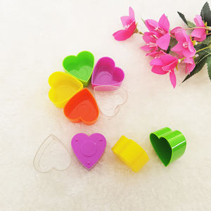 Wholesale Heart Shape Transparent <strong>Tealight</strong> Cups Plastic Candle <strong>Holders</strong> - Product Image 6