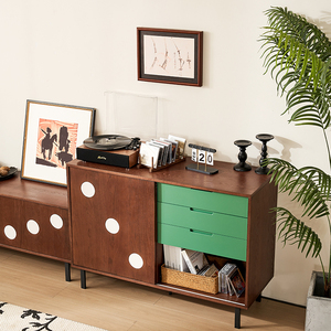 Modern Design Natural Wood Color Eco-Friendly <b>Sideboard</b> Buffet Cabinet for Kitchen and Dining Room <b>Storage</b> & Organization Furnit - Product Image 2