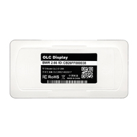 Módulo de etiqueta electrónica de estantería (ESL) inalámbrica con tinta electrónica (EPD) de 2.13 pulgadas en blanco, negro y rojo, con NFC para tiendas.