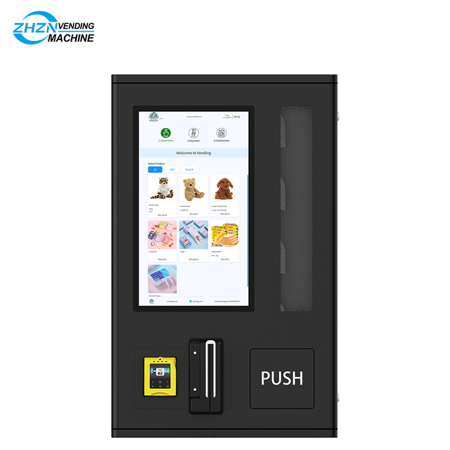 ZHZN 21.5'' Display Smart Mini Vending Machine Wall Mounted Small Vending Machine Combo Vending Machine With Age Verification