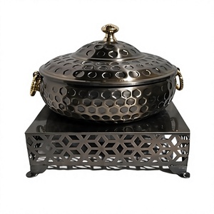 Plat à réchaud en aluminium avec support, qualité supérieure, pour mariages, fêtes et événements - Product Image 1
