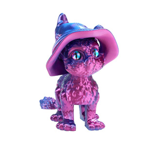 Adorno de Gato Mágico Impreso en 3D, Juguetes de Simulación de <span class=keywords><strong>Animales</strong></span> Congelados, Modelo de Vidrio Hecho a Mano para Mayores de 4 Años, Unisex - Product Image 6