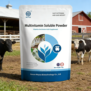 Multivitaminas Solubles en Polvo para Aves de Corral, Animales de Granja, Pollos, Vacas, Ovejas, Cerdos, Anti-estrés - Product Image 1