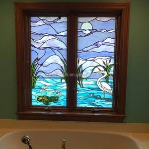 Vitralla de Iglesia Personalizada de China, Vidrio Sólido con Doble Acristalamiento, Decoración de Pared, Diseño Escénico con Lámina de Estaño Soldada - Product Image 4