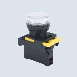สวิตช์ปุ่มกดพลาสติกกันน้ำระดับ IP65 แบบแบน หมุนได้ ล็อคตัวเอง รีเซ็ตได้ สวิตช์หยุดฉุกเฉินคู่ ปรับแต่งได้ พร้อมไฟ - Product Image 4