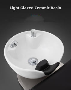 Peluquería profesional de alta calidad, muebles modernos, silla de champú, cama de lavado con cuenco - Product Image 4