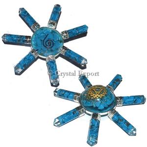 Garganta Chakra Orgone Energy Generator Piedra preciosa tallada a mano Proveedor Premium Orgone Energy Device - Product Image 1