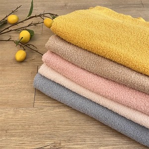 Fleece <b>Fabric</b> Medium <b>Weight</b> Solid Knitted Weft Suede Brushed 100% Polyester Sofa Home Textile Material In Stock - Product Image 2