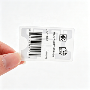 สติกเกอร์กระดาษ UHF RFID กันน้ำ 860 960 MHz แบบ Passive ระยะไกล สำหรับระบบจัดการสินค้าในไฮเปอร์มาร์เก็ต แบบกำหนดเองได้ - Product Image 1