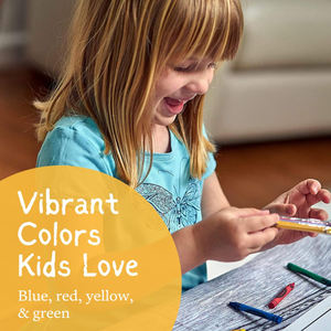 4 색 표준 크기 미니 크레용 팩 어린이를위한 무독성 크레용 파티 호의 학용품 여행 크레용 - Product Image 5