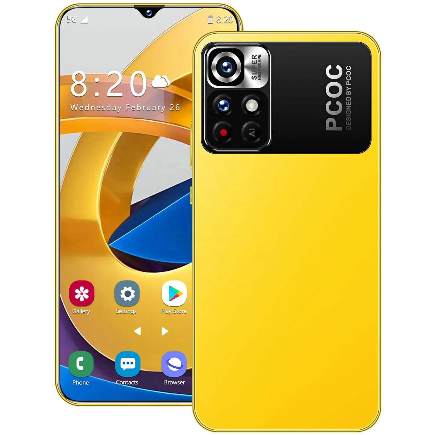 2022 New Dual Sim Card M 4 Pro Big screen Mobile Phones 6.7 inch Full display 8 GB +256 GB Android 11.0 Gaming Smartphone