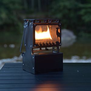 Réchaud <span class=keywords><strong>à</strong></span> <span class=keywords><strong>pétrole</strong></span> portable de style rétro pour le camping en plein air, éclairage, chauffage, ébullition de l'eau. Lampes de camping triangulaires - Product Image 3
