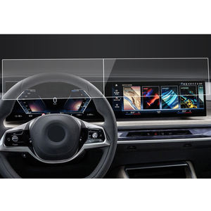 HD clair voiture lecteur DVD autocollants Navigation compteur de vitesse Film de protection d'écran en verre trempé pour <span class=keywords><strong>BMW</strong></span> I7 <span class=keywords><strong>série</strong></span> M70L - Product Image 2