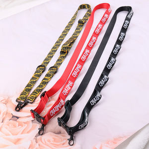 Custom Blue Purple Round Rope verstellbares Lanyard mit personal isiertem Etikett - Product Image 5