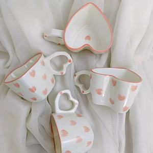 <span class=keywords><strong>Taza</strong></span> de Cerámica 3D con Forma de Corazón, Personalizable OEM y ODM, para Té o Café, Porcelana Fina - Product Image 4