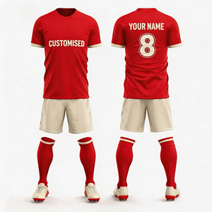 Oferta Especial: Uniforme de Calentamiento de Fútbol con Sublimación Completa para Clubes y Equipos Adultos 2026, Personalizable (OEM) - Product Image 1