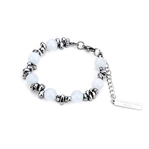 2026 New Simple Popular Design Handmade <b>Beaded</b> <b>Bracelet</b> Titanium Steel Light Luxury Unisex's <b>Bracelets</b> Fashion Jewelry - Product Image 6