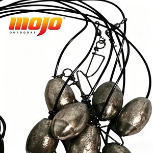 MOJO Outdoors  Texas Rig en acier inoxydable à dépliage rapide 6 Oz. X 18" Leurre de chasse au canard anti-emmêlement pour la pêche en marais et en eau ouverte - Product Image 4
